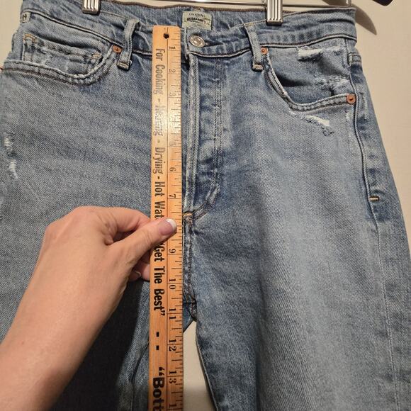 Citizens Of Humanity Olivia Jeans Womens Sz 25 High Rise Slim Ankle Distressed - Picture 6 of 16
